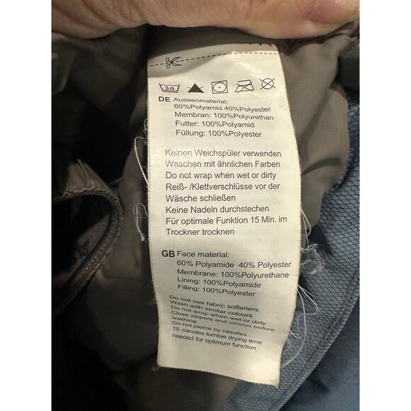 MAMMUT Robella HS Snow Ski Jacket In Gray With Red Detail Medium - Picture 12 of 12